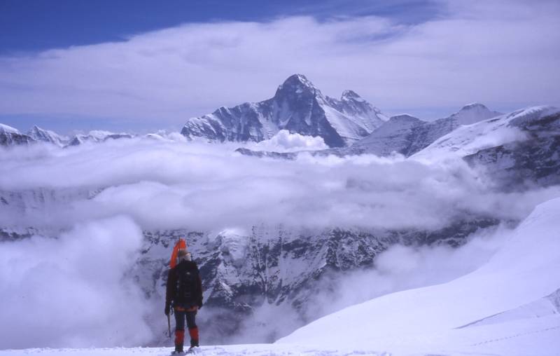 Nanda Devi from Nanda Ghunti summit