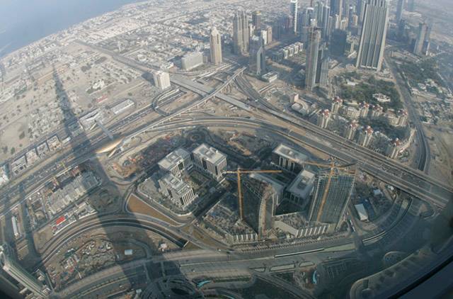 top of burj khalifa