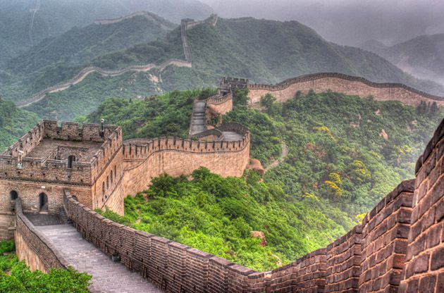 top of great wall of china