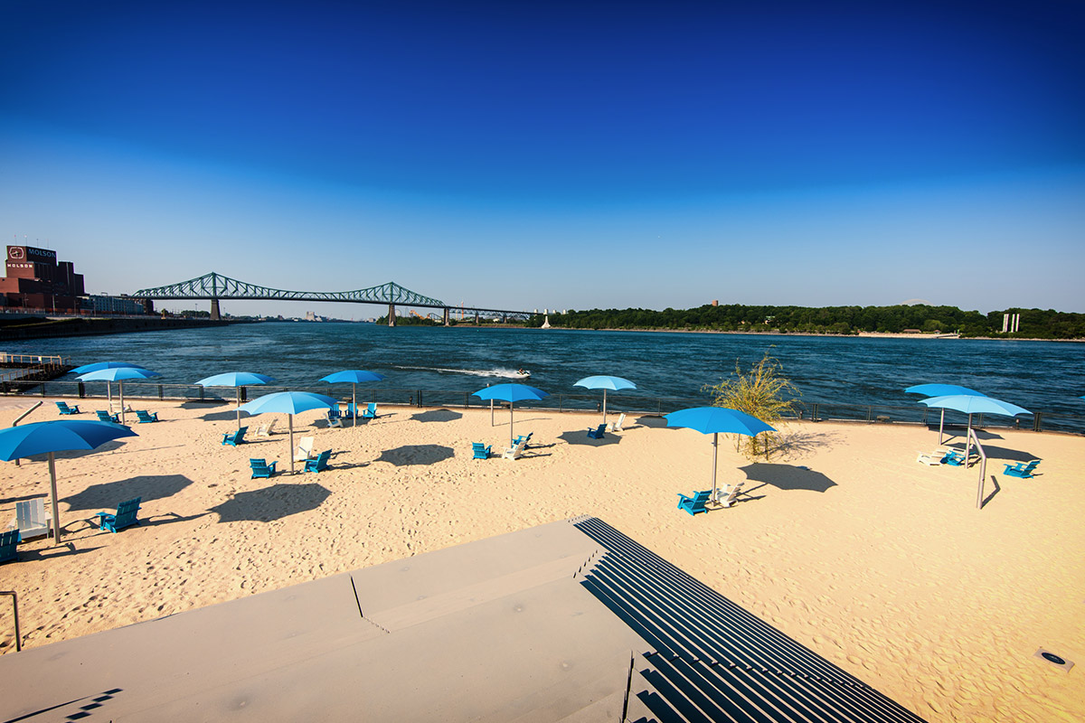 Clock Tower Beach At The Old Port