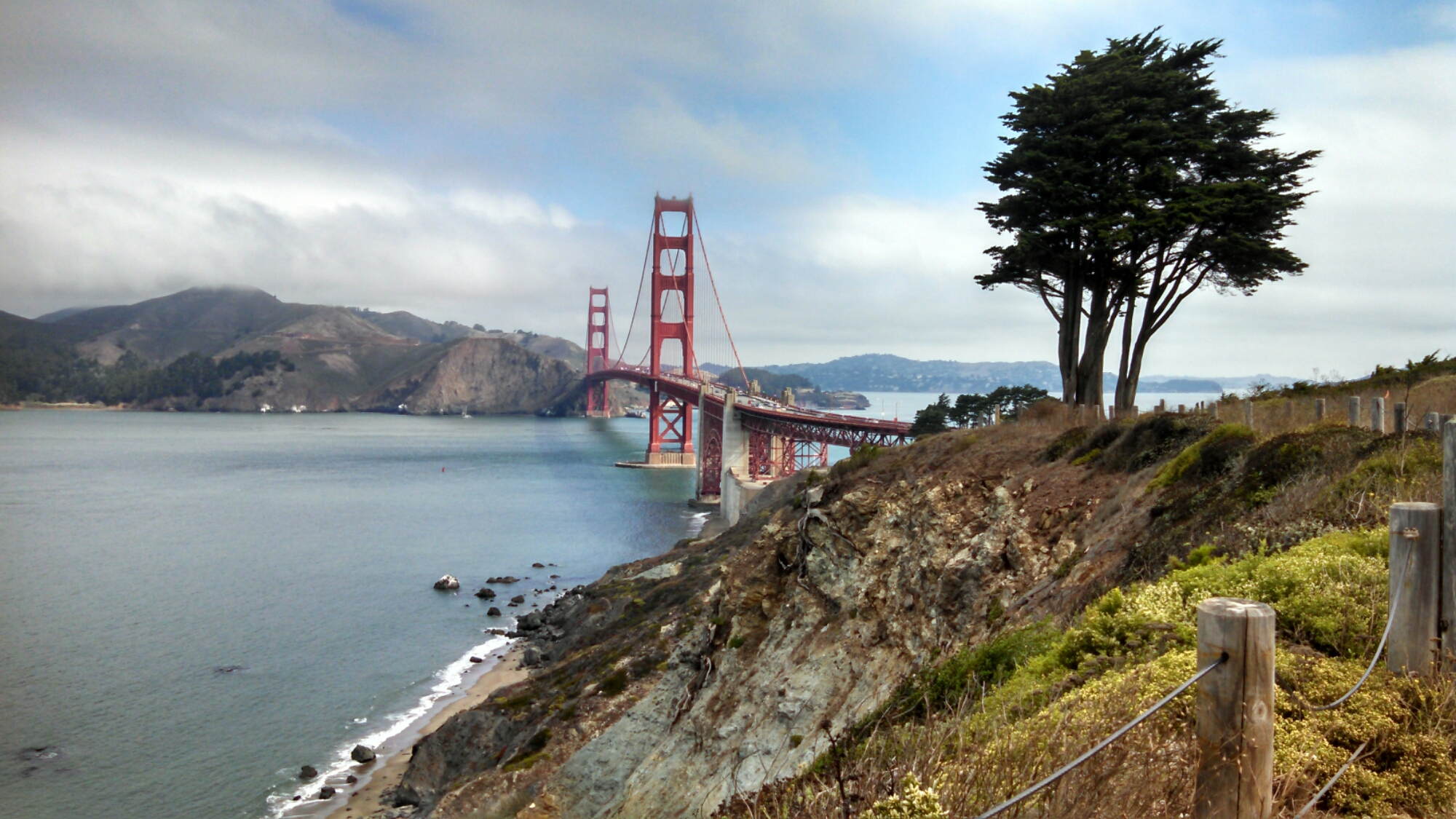 Click Pictures Of Golden Gate From The Other Side