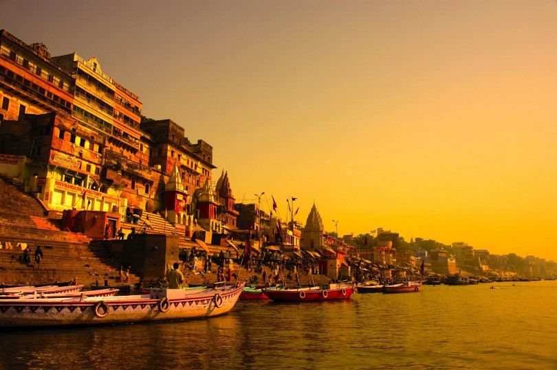 Ganaga ghats in Varanasi