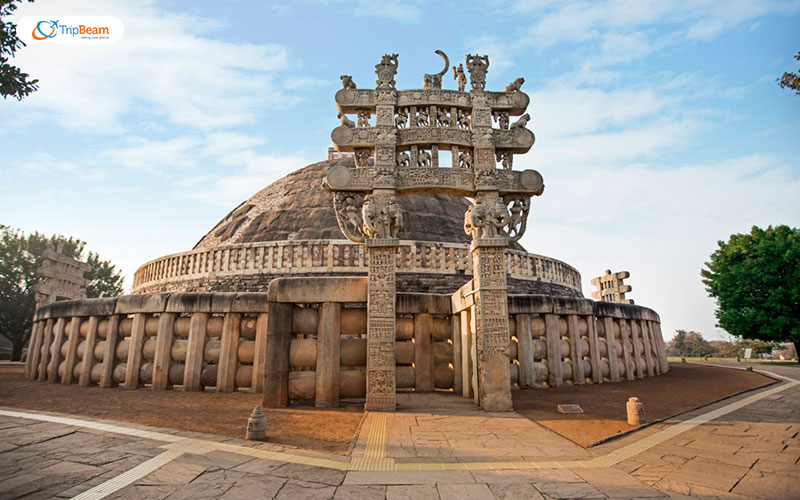 Sanchi stupa in Madhya Pradesh