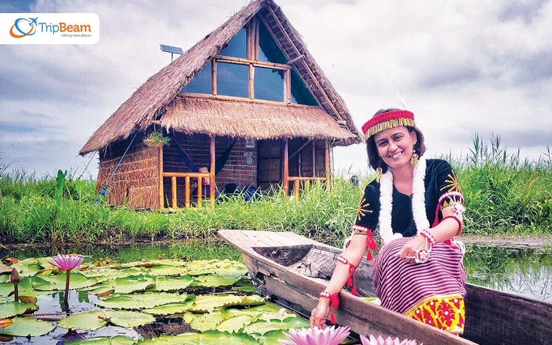 Bewitching floating lakes of India Loktak