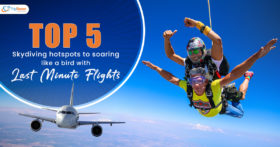 Top 5 Skydiving hotspots to soaring like a bird with last minute flights