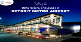 Exploring the Delta Terminal and Lounge at Detroit Metro Airport