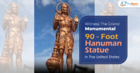 Witness The Grand Monumental 90 – Foot Hanuman Statue In The United States