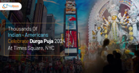 Thousands Of Indian Americans Celebrate Durga Puja 2024 At Times Square NYC – tripbeam com